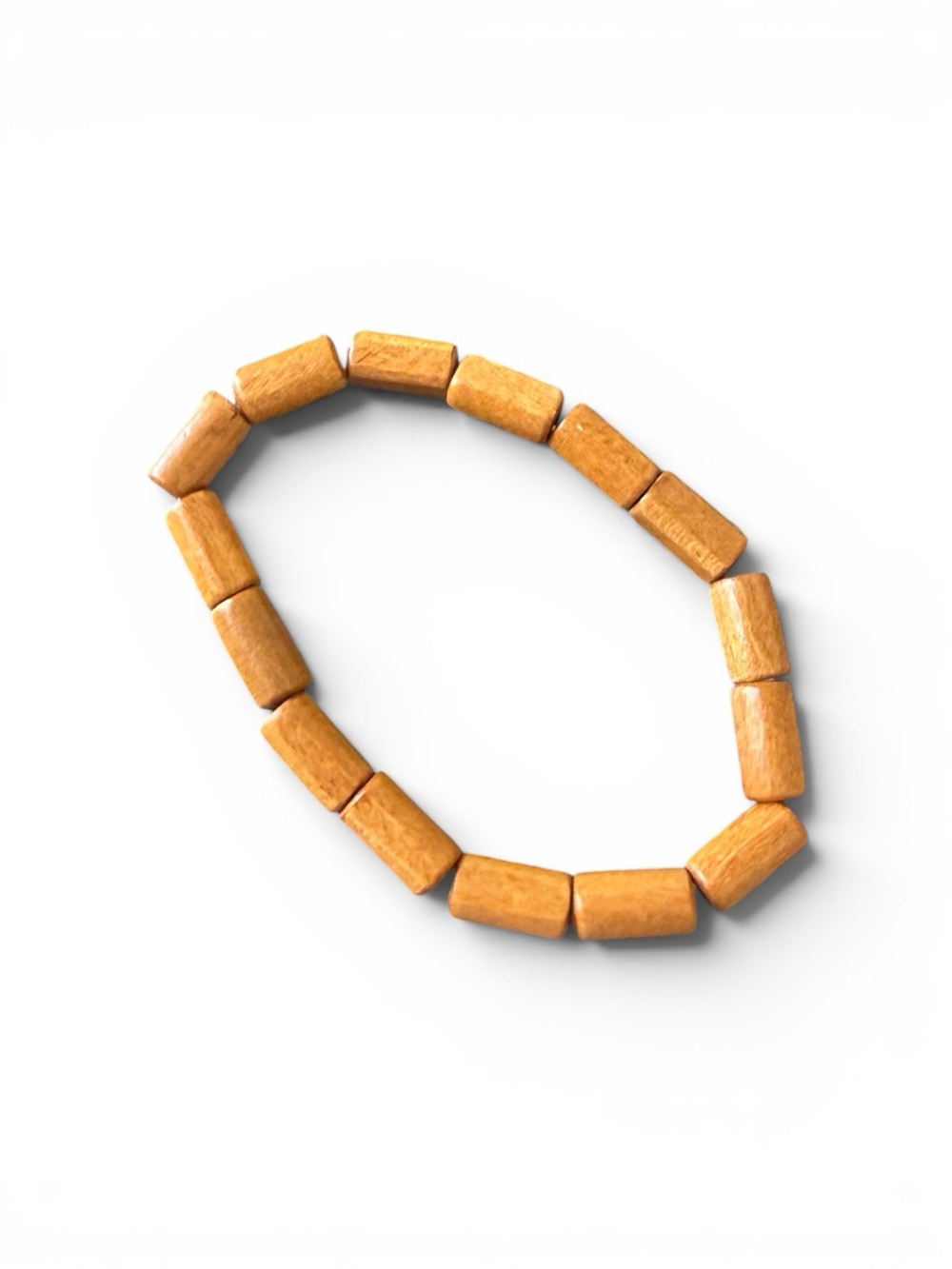 Wooden Bead Stretch Bracelet - Tangled